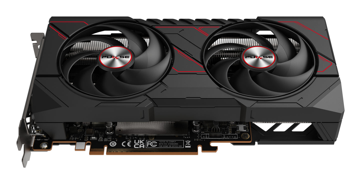 Tarjeta de Video Sapphire Pulse Radeon RX 9060 XT OC 16GB Dual Fan GDDR6 128-bit PCIe 5.0 HDMI DP