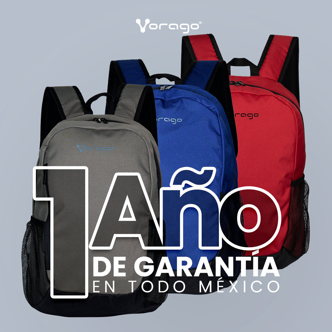 MOCHILA VORAGO BP-150 ECOLOGICA rPET LAPTOP 15.6 GRIS / NEGRO