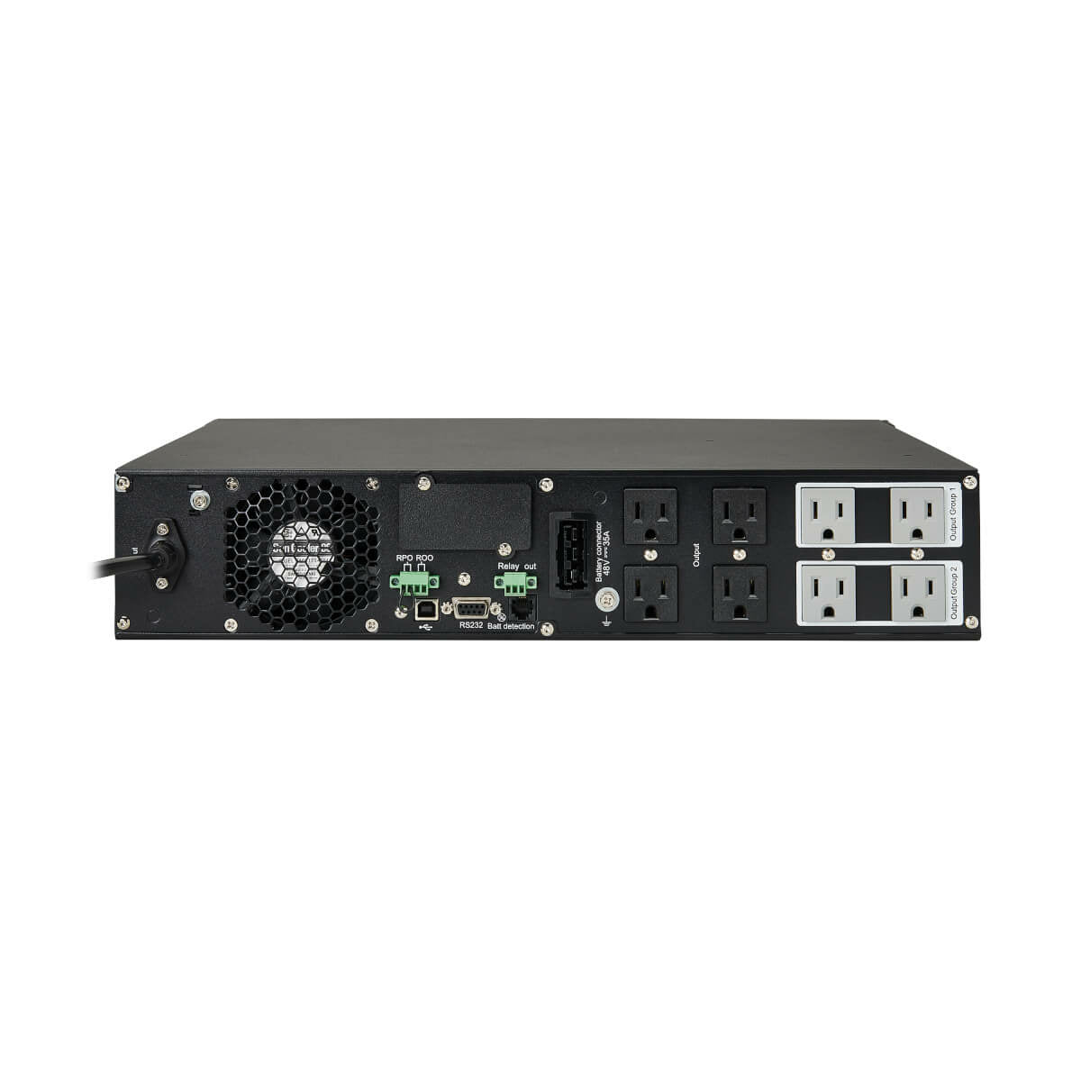 Tripp Lite SU1500RTXLCD2U sistema de alimentación ininterrumpida (UPS) Doble conversión (en línea) 1.5 kVA 6 salidas AC