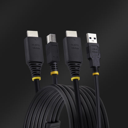 StarTech.com HU12210-KVM-CABLE cable para video, teclado o ratón (KVM) Negro 3.1 m