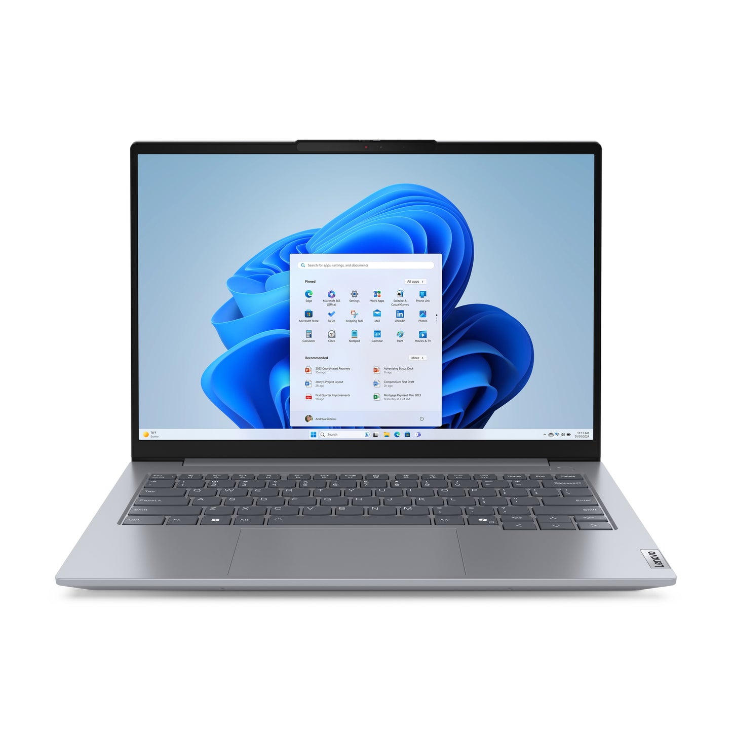 Laptop Lenovo ThinkBook 14 G7 14" FHD AMD Ryzen 5 7535HS 32GB 1TB Graficos Radeon 660M W11 Pro SPA 1CourierCarryin
