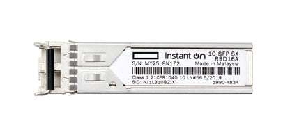 HPE Aruba Networking Networking Instant On 1G SFP LC SX 500m OM2 MMF Transceiver módulo de red del transceptor Fibra óptica 1000 Mbit/s