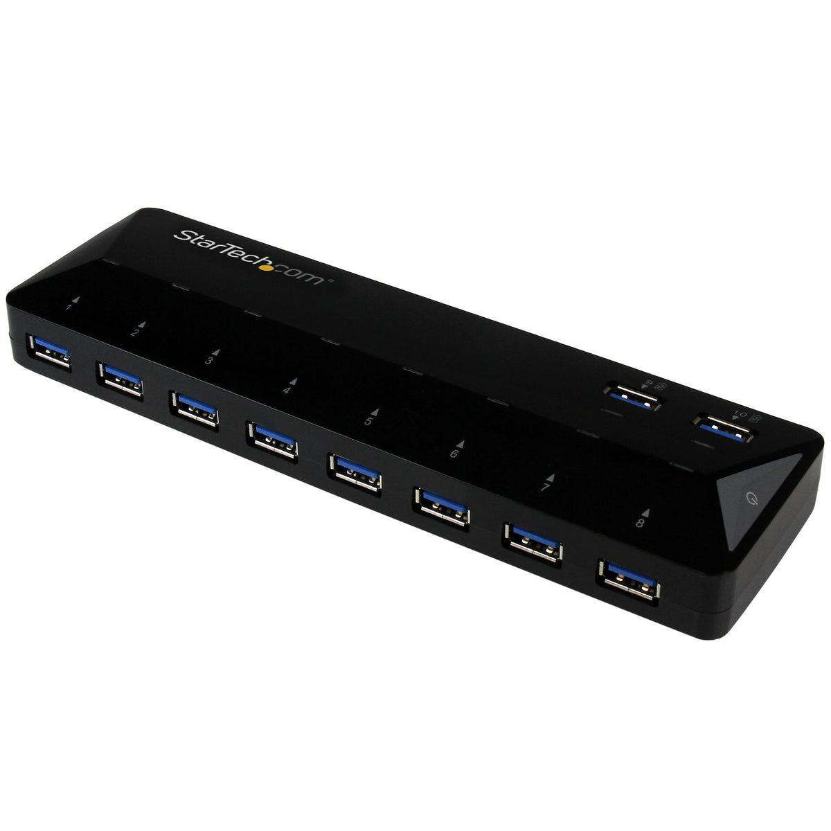 StarTech.com ST103008U2C nodo concentrador USB 3.2 Gen 1 (3.1 Gen 1) Type-B 5000 Mbit/s Negro