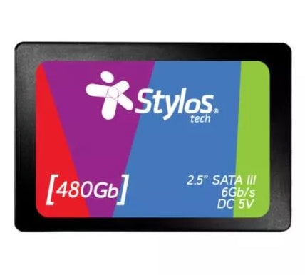 SSD Stylos 480GB 2.5" 460MB/s Escritura 510 MB/s Lectura SATA III