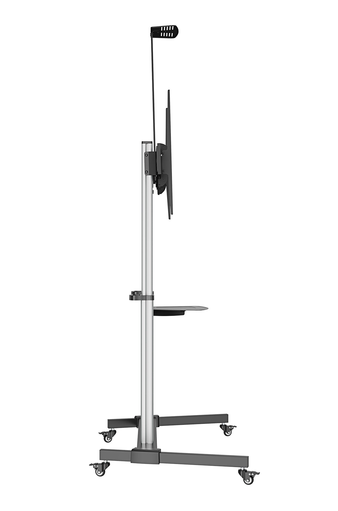 Manhattan 462563 soporte para TV 2.54 m (100") Negro, Plata