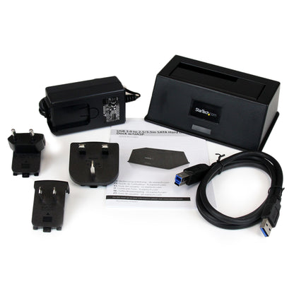 StarTech.com SDOCKU33BV base de conexión para disco duro USB 3.2 Gen 1 (3.1 Gen 1) Type-B