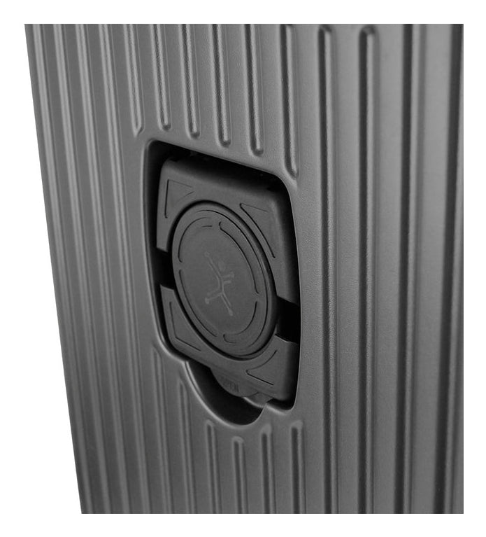 Perfect Choice PC-084792 equipaje Tranvía Caparazón duro Gris Acrilonitrilo butadieno estireno (ABS), Aluminio, Policarbonato (PC), Poliéster