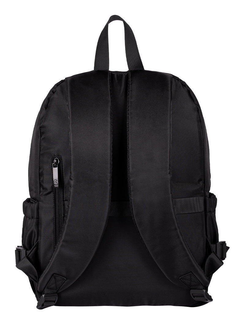 Mochila TechZone Lite TZLBP13 15.6 Poliester 420 D Twill Color Negro Laterales Ajustables