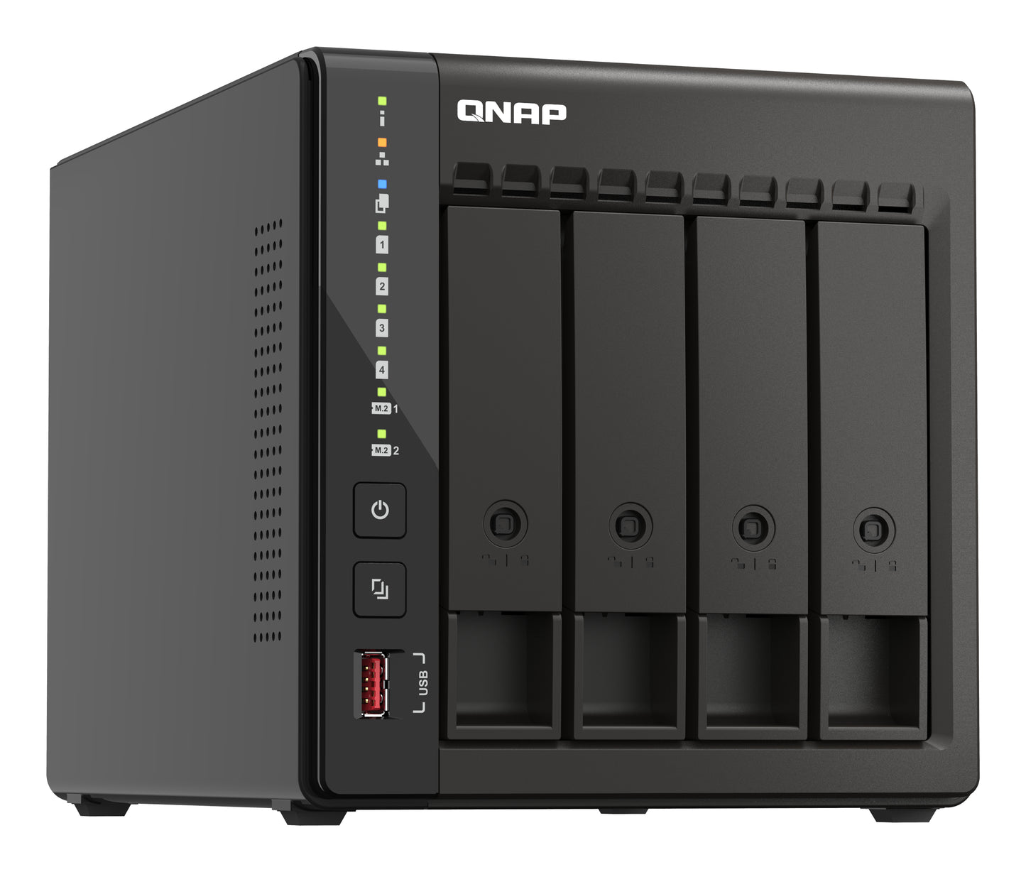 QNAP TS-453E NAS Tower Intel® Celeron® J6412 8 GB 0 TB QNAP Turbo System Negro