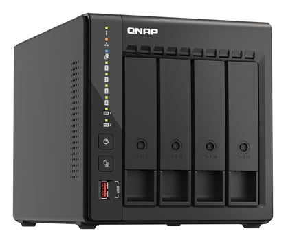 QNAP TS-453E NAS Tower Intel® Celeron® J6412 8 GB 0 TB QNAP Turbo System Negro