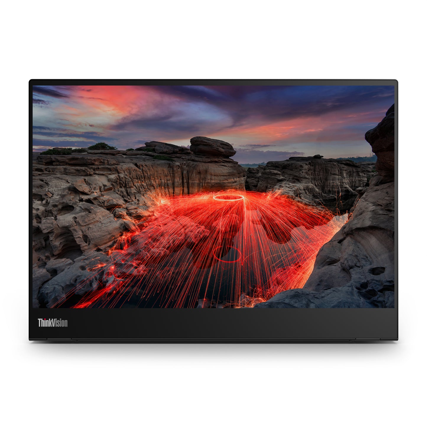 Lenovo ThinkVision M14t monitor de computadora 35.6 cm (14") 2240 x 1400 Pixeles 2.2K LED Pantalla táctil Negro
