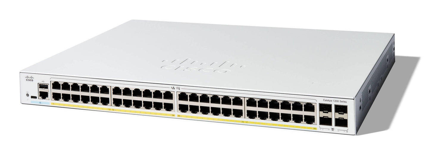 Cisco C1200-48P-4G dispositivo de redes Gestionado L2/L3 Gigabit Ethernet (10/100/1000) Blanco