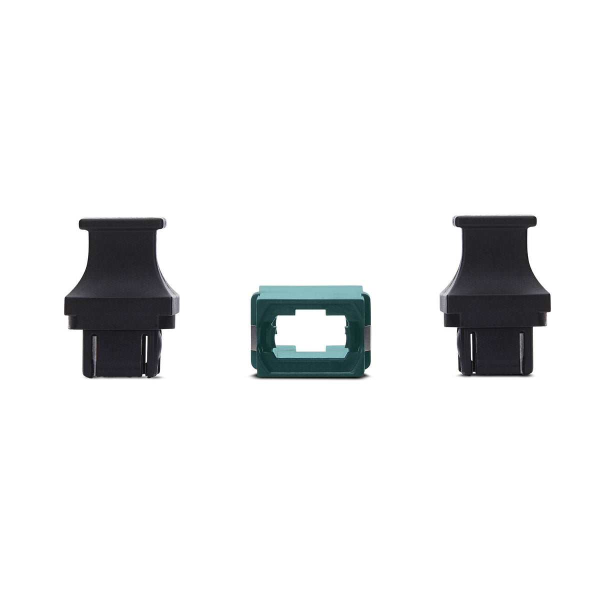StarTech.com MPOSMAPCAQCOUPLER adaptador de fibra óptica MPO/MTP 1 pieza(s) Color aguamarina, Negro