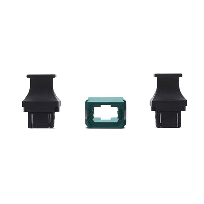 StarTech.com MPOSMAPCAQCOUPLER adaptador de fibra óptica MPO/MTP 1 pieza(s) Color aguamarina, Negro