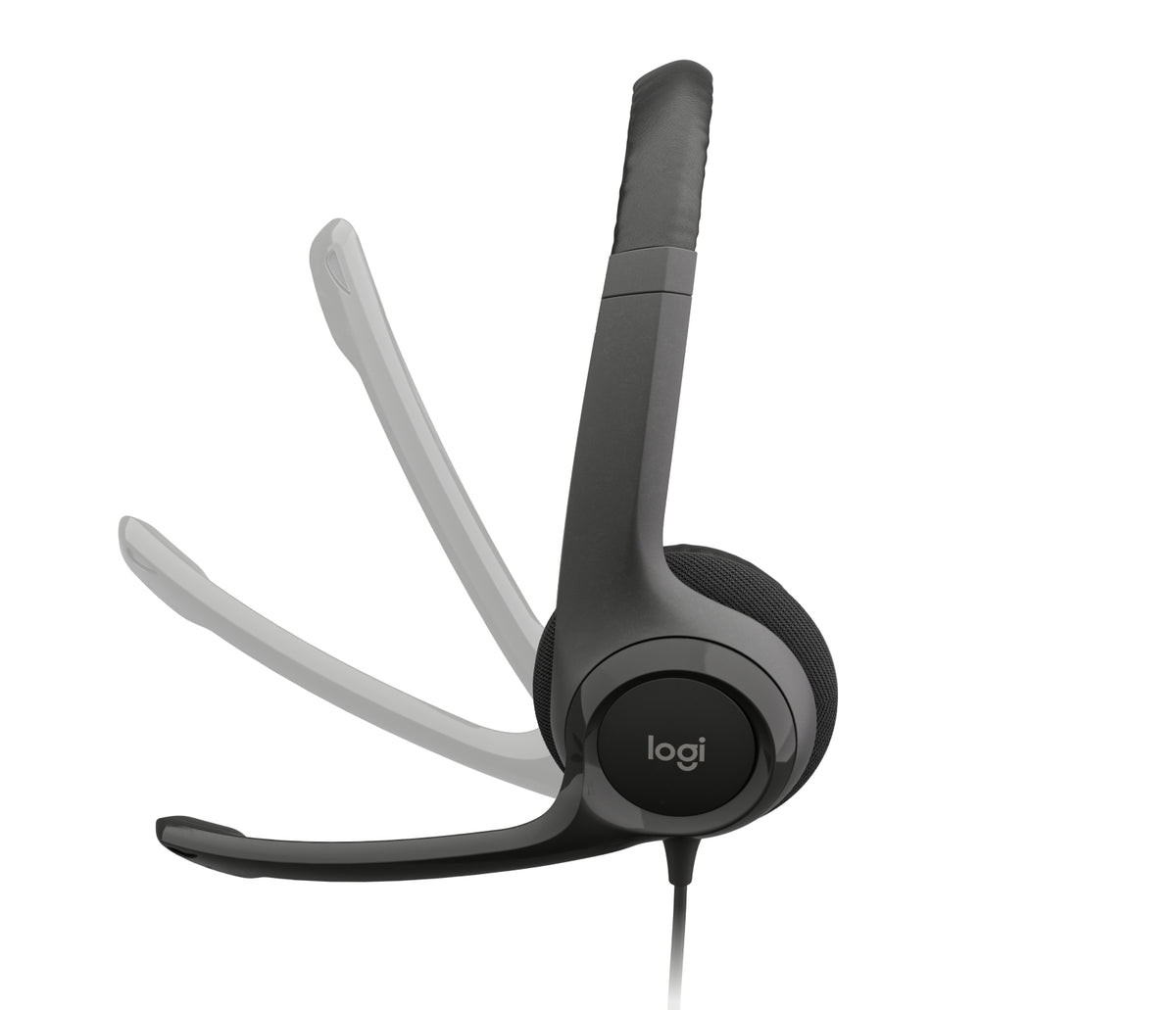 Diadema Logitech H390 Micrófono USB Color Negro