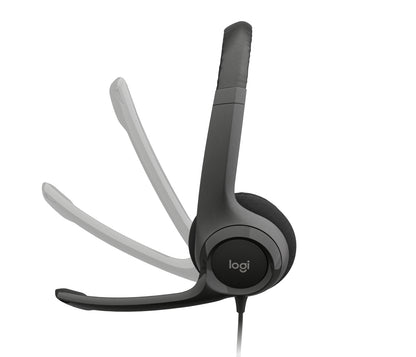 Diadema Logitech H390 Micrófono USB Color Negro