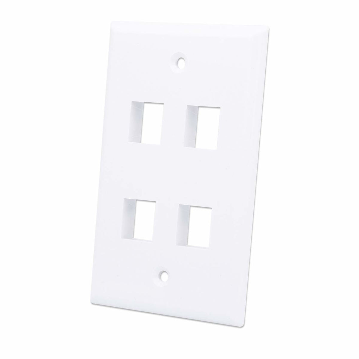 Tapa Intellinet para Caja 4 Perforaciones Color Blanco