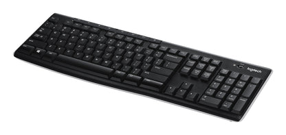 Teclado Logitech K270 Inalambrico USB 2.0 Negro