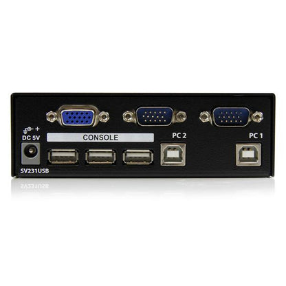 StarTech.com SV231USB interruptor KVM Negro