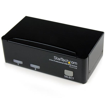 StarTech.com SV231USB interruptor KVM Negro