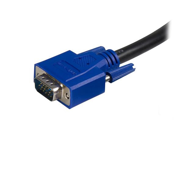 StarTech.com SVUSB2N1_10 cable para video, teclado o ratón (KVM) Negro