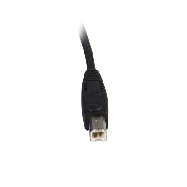 StarTech.com SVUSB2N1_10 cable para video, teclado o ratón (KVM) Negro