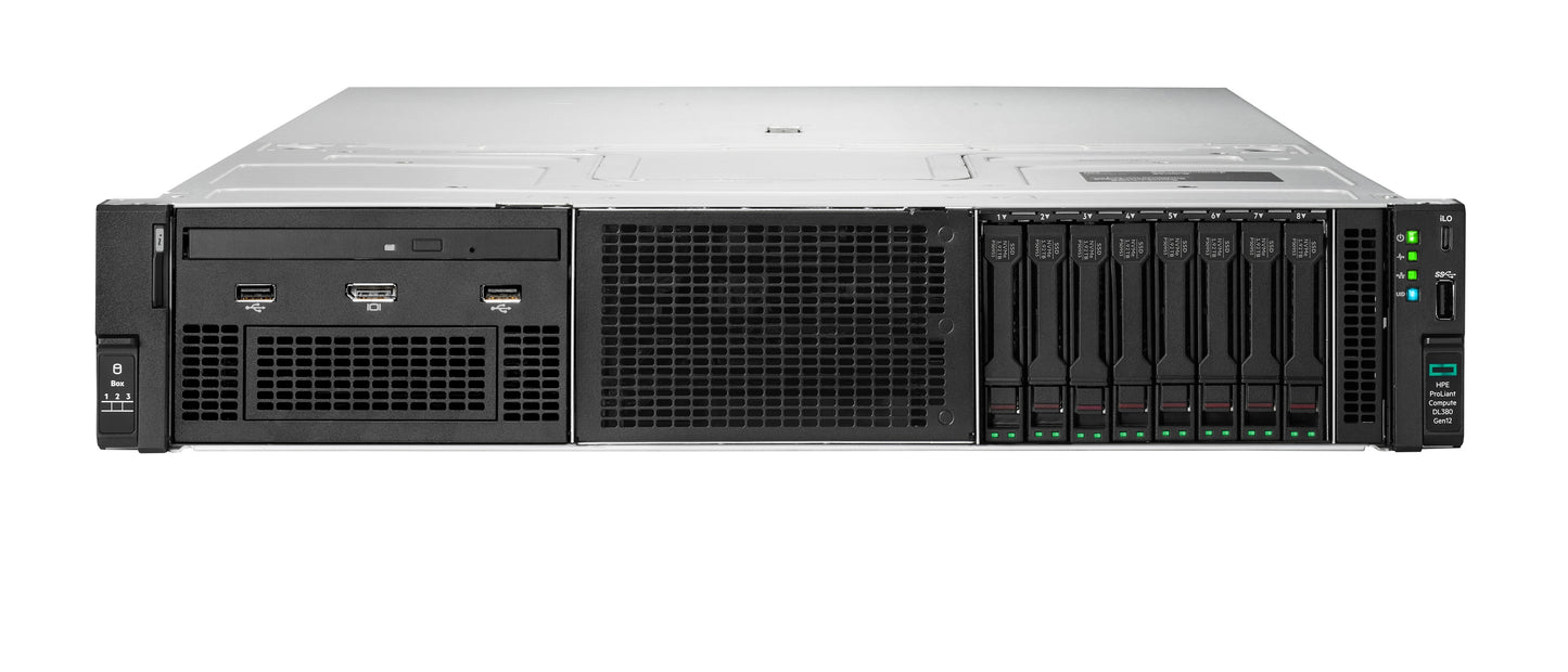 HPE ProLiant Compute DL380 Gen12 6520P 1P 4x32GB-R 8SFF NS204i-u v2 MR408i-o 2x1000W PS LA Server servidor Bastidor (2U) Intel® Xeon® 2.4 GHz 128 GB DDR5-SDRAM 1000 W