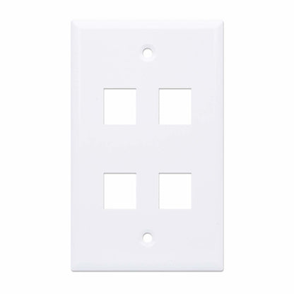 Tapa Intellinet para Caja 4 Perforaciones Color Blanco