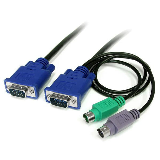 StarTech.com SVECON6 cable para video, teclado o ratón (KVM) Negro