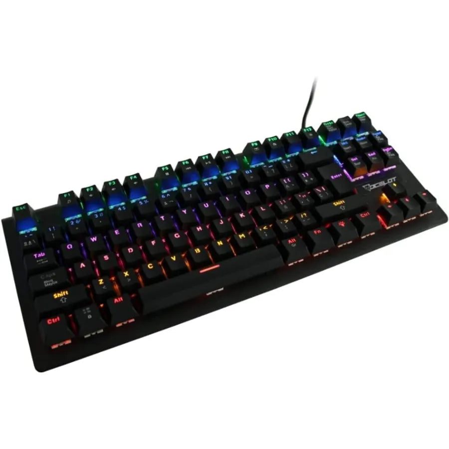 Teclado Mecánico Gamer Ocelot Gaming Alámbrico OGMK02