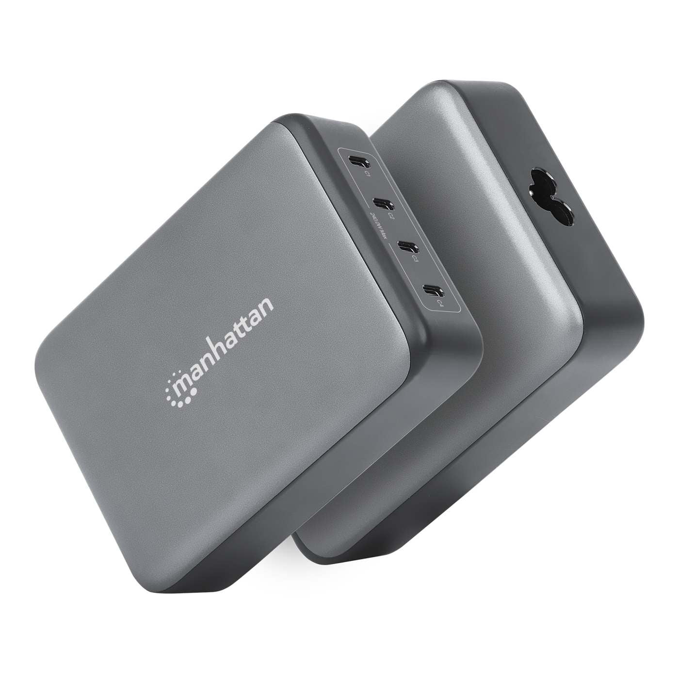 Estación de carga USB-C Manhattan 4 puertos USB-C PD 240W
