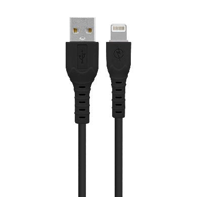 BRobotix 6001752 cable Lightning 1 m Negro