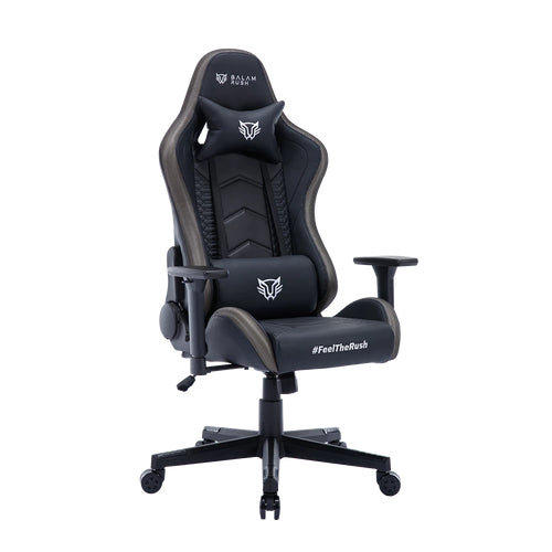 Balam Rush BR-940566 silla para videojuegos Descansabrazo para juego asiento acolchado Negro