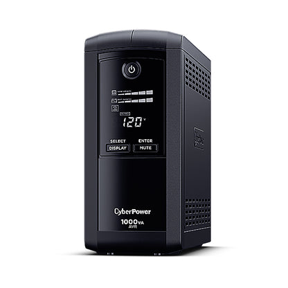 CyberPower LCD CP1000AVRLCDa sistema de alimentación ininterrumpida (UPS) Línea interactiva 1 kVA 600 W 9 salidas AC