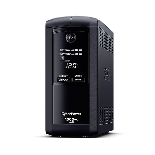 UPS CYBERPOWER 1000VA 600W 9 CONT PANTALLA LCD INTELIGENTE M