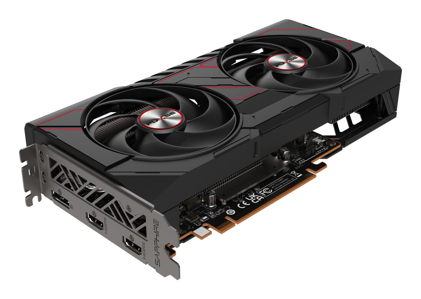 Tarjeta de Video Sapphire Pulse Radeon RX 9060 XT OC 16GB Dual Fan GDDR6 128-bit PCIe 5.0 HDMI DP