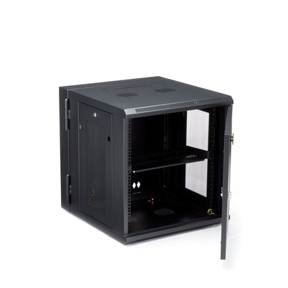 StarTech.com RK1224WALHM armario rack Bastidor de pared Negro