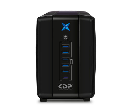 UPS CDP R-UPR 758 Interactivo 750VA/375W 8 Contactos Indicadores LED de Funcionamiento