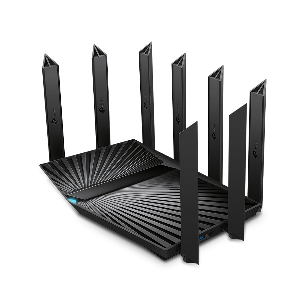 TP-Link Archer AX90 router inalámbrico Multi-Gigabit Ethernet Tribanda (2,4 GHz/5 GHz/5 GHz) Negro