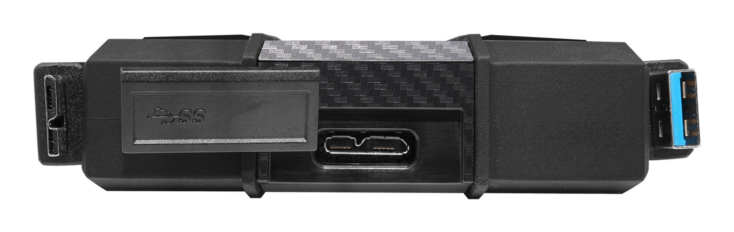 Disco Duro Externo Adata 5TB HD710 Pro 2.5" USB-A 3.2 Negro Resistente a Prueba de Agua Polvo y Golpes