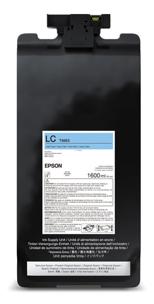 Tinta EPSON UltraChrome PRO12 cian claro de 1.6 litros para Epson T56E