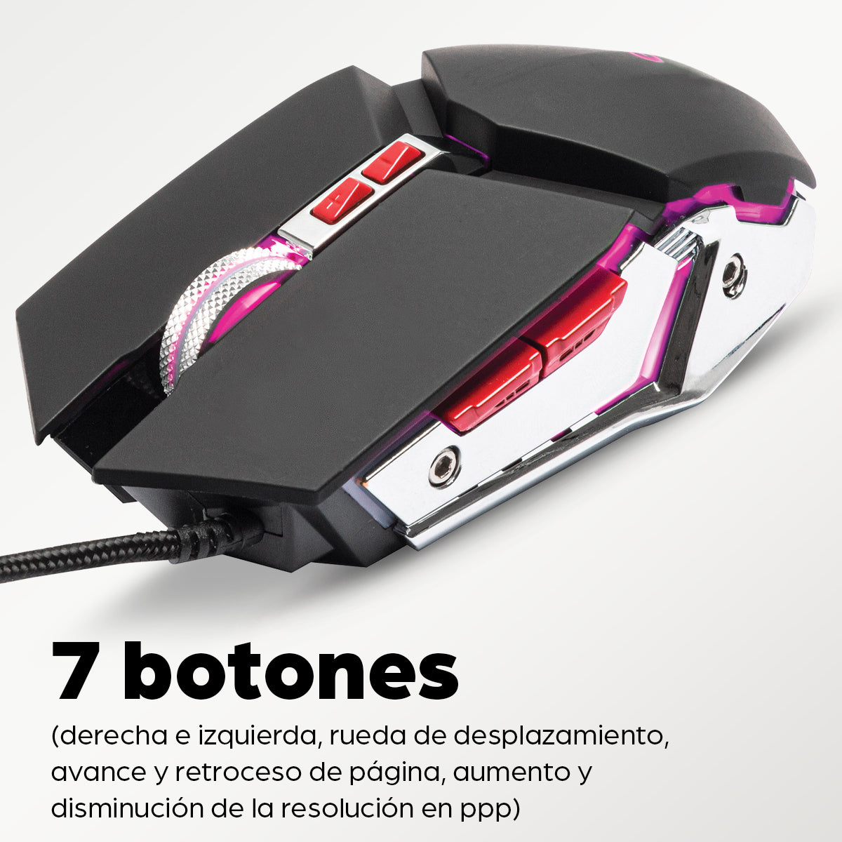 Manhattan 179348 ratón Juego Diestro USB tipo A 3200 DPI