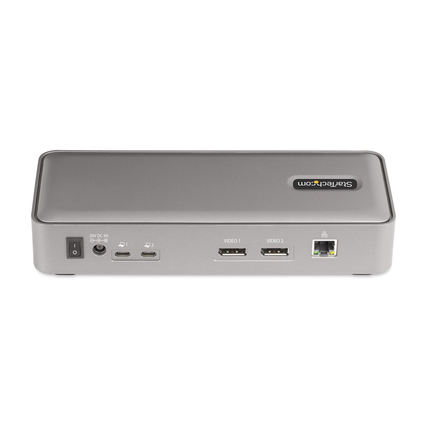 StarTech.com 129N-USBC-KVM-DOCK base para laptop o replicador de puertos Alámbrico USB 3.2 Gen 2 (3.1 Gen 2) Type-C Plata
