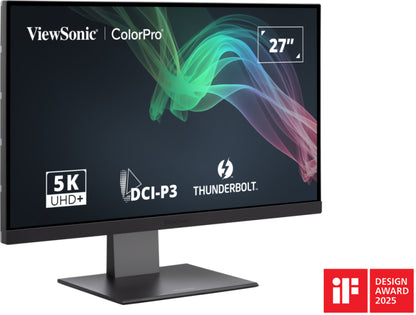 Viewsonic VP2788-5K monitor de computadora 68.6 cm (27") 5120 x 2880 Pixeles 5K Ultra HD LED Negro