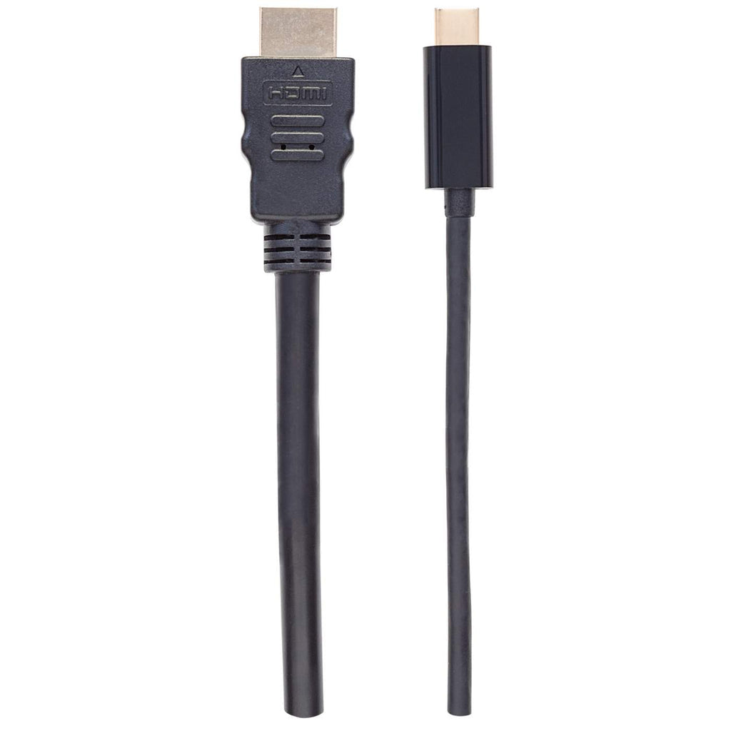 Cable Manhattan Adaptador USB-C a HDMI 4K Salida 2m Color Negro