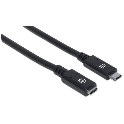 Manhattan 355230 cable USB USB 3.2 Gen 2 (3.1 Gen 2) 0.5 m USB C 10 Gbit/s Negro