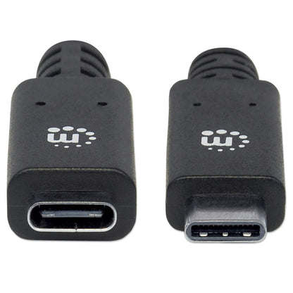 Manhattan 355230 cable USB USB 3.2 Gen 2 (3.1 Gen 2) 0.5 m USB C 10 Gbit/s Negro