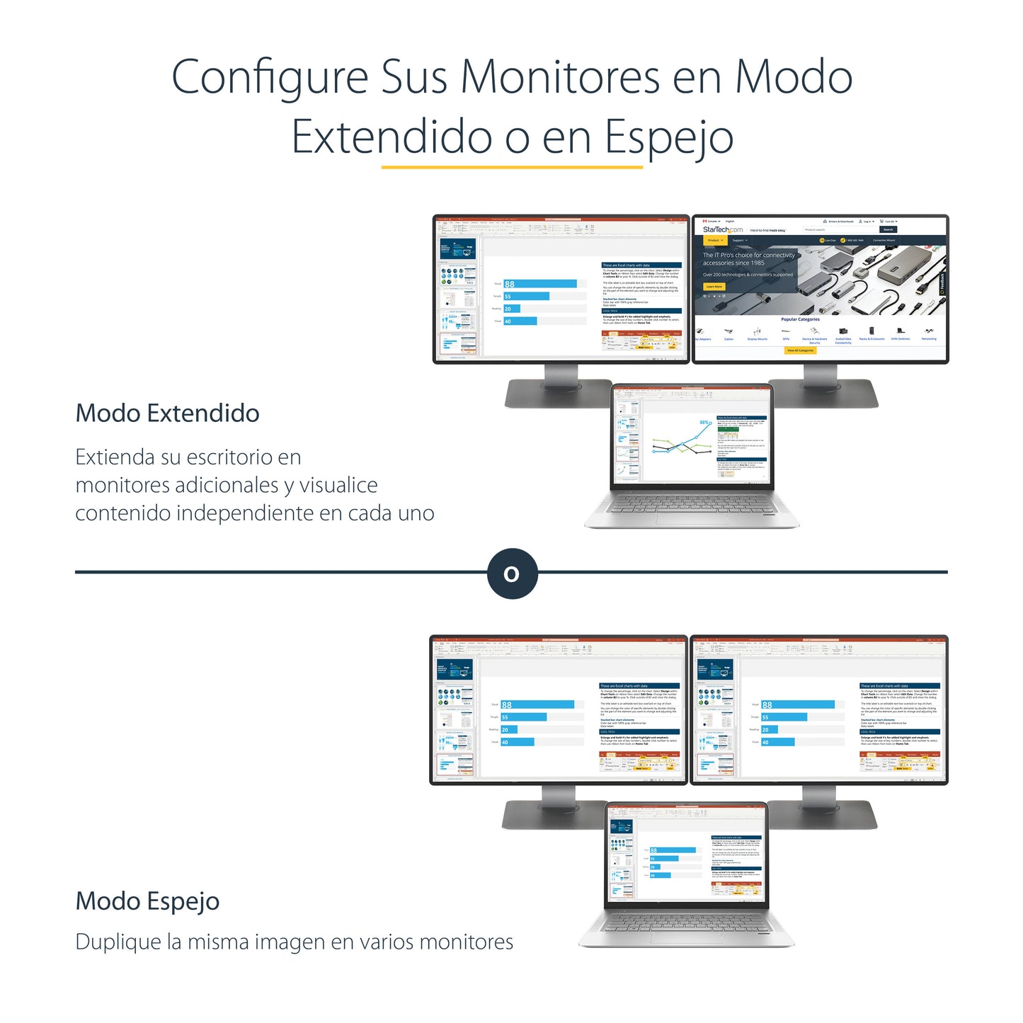 StarTech.com MSTDP122DP divisor de vídeo