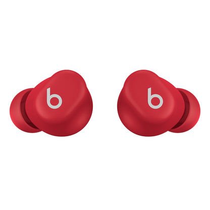 Apple Beats Solo Buds Auriculares True Wireless Stereo (TWS) Intra auditivo Llamadas/Música Bluetooth Rojo, Transparente