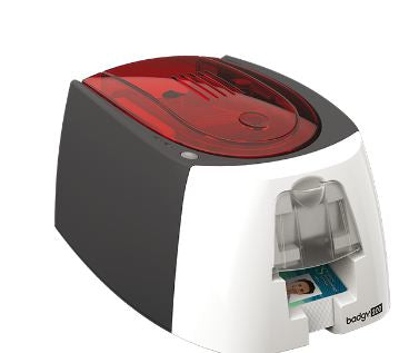 Impresora de credenciales Evolis Badgy 200 Incluye 1 Ribbon 1 Paquete de 100 tarjetas de PVC